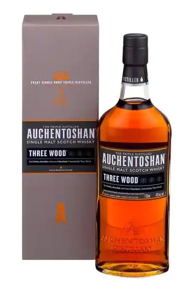 Auchentoshan Three Wood Lowland Single Malt Scotch
