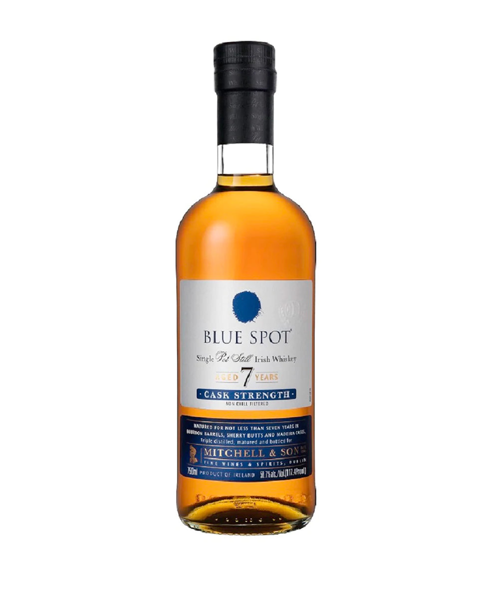 Blue Spot 7 Year Old Irish Whiskey bottle