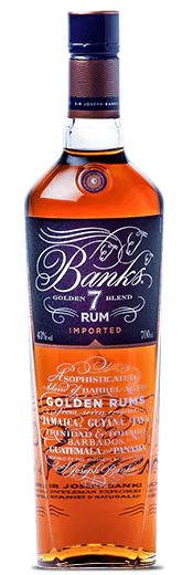 Banks Golden Aged Rum 7 Year Old bottle