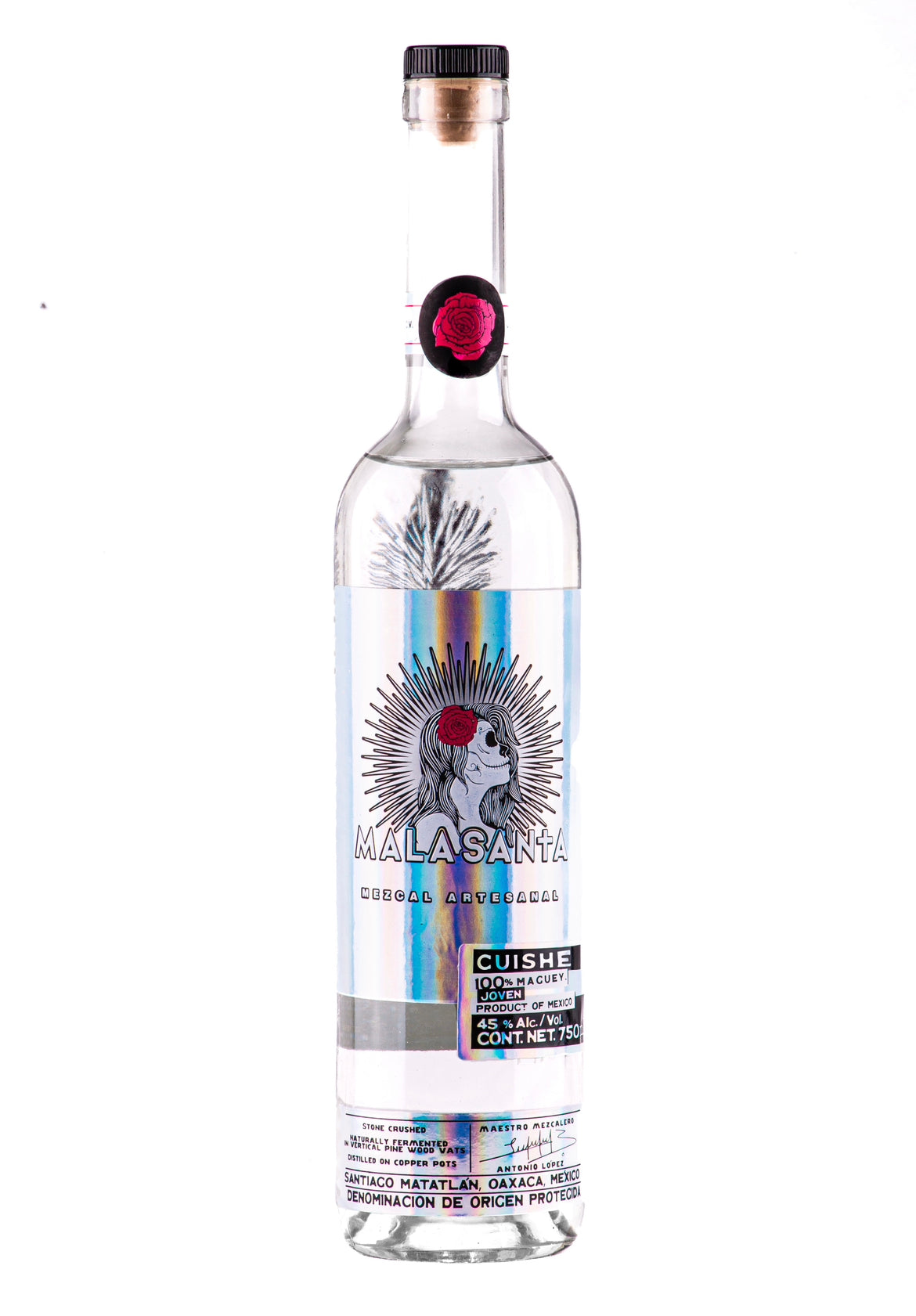 Mala Santa Cuishe Mezcal bottle