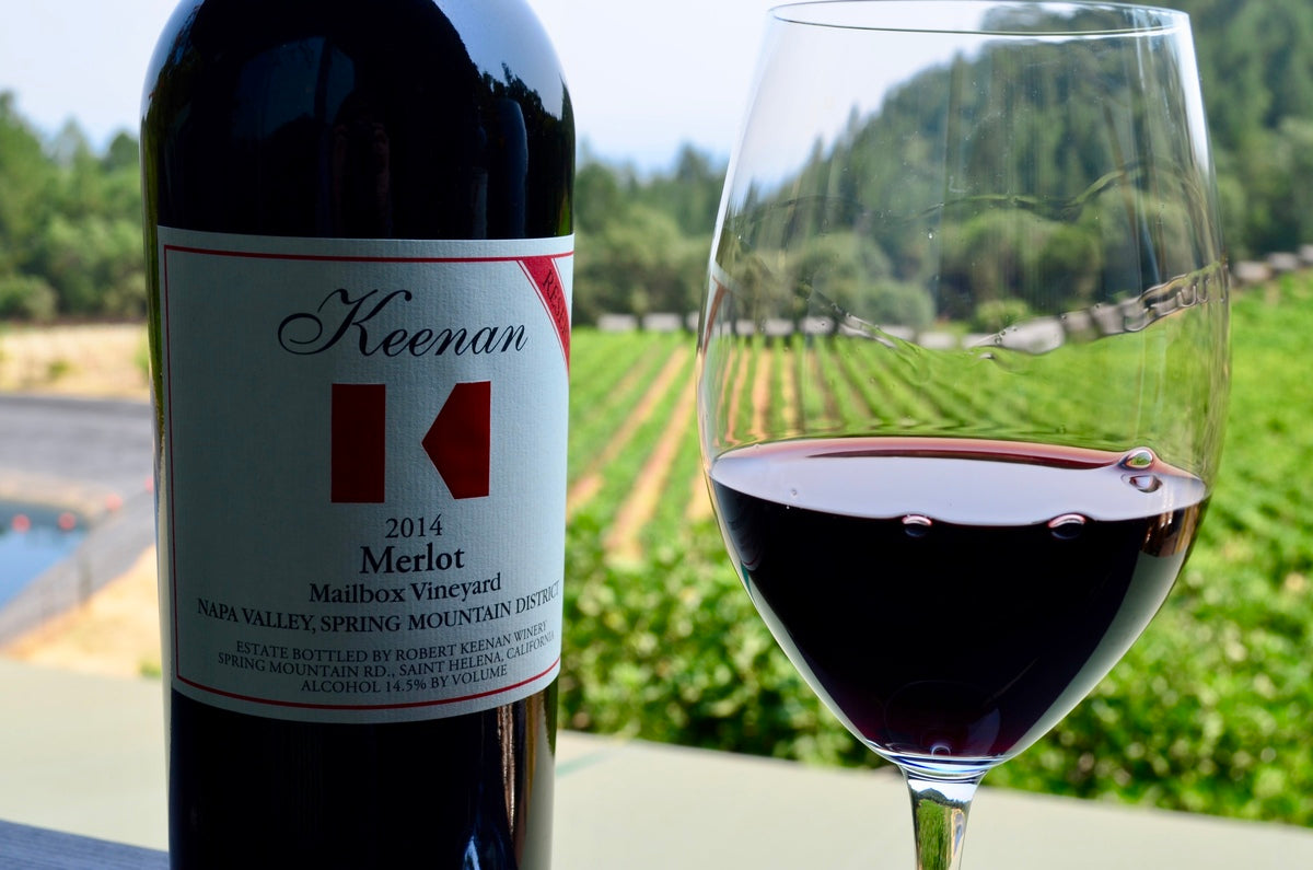 Keenan Merlot Mailbox bottle