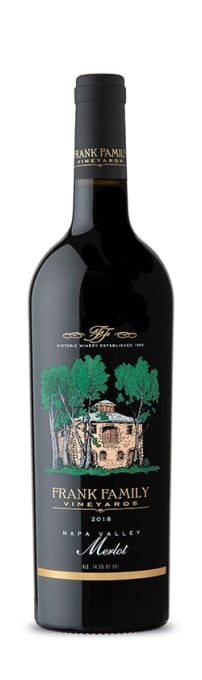 Frank Family Vineyards 2019 Merlot bottle