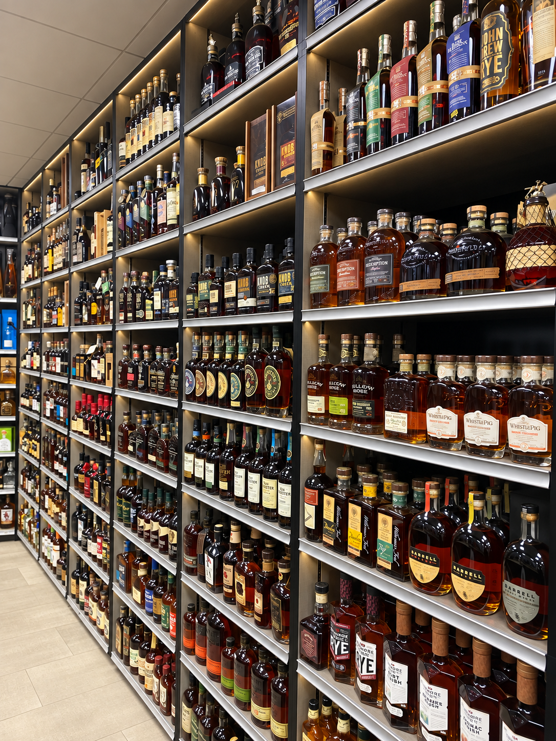 Inside Hills Wine & Spirits in Mission Hills, San Diego