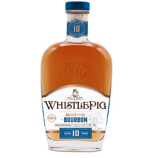 WhistlePig Snout to Tail 10 Year Old Bourbon bottle