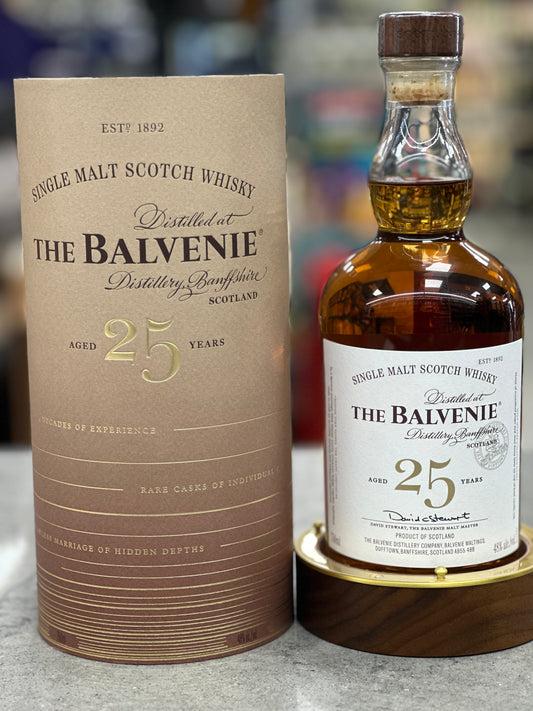 Balvenie 25 Year bottle