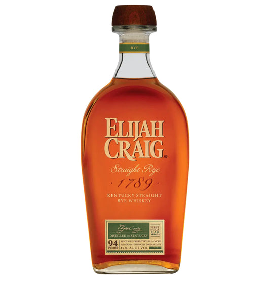 Elijah Craig Rye bottle