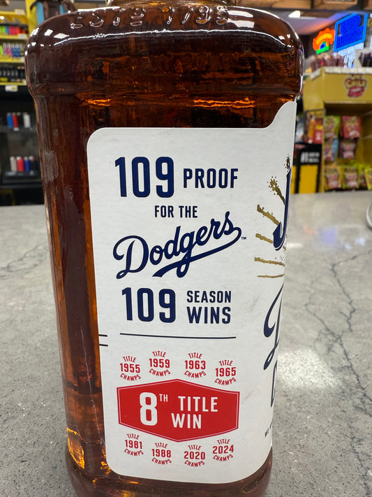 Jim Beam Los Angeles Dodgers bottle