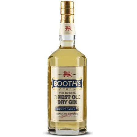 Booth’s Dry Gin bottle