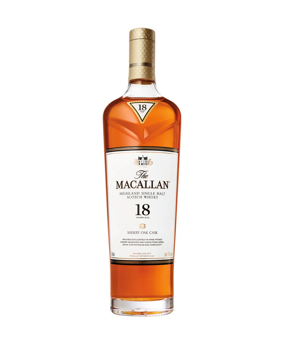 The Macallan Sherry Oak 18 Year Old bottle