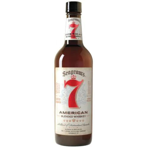 Seagram's 7 Blended Whiskey bottle