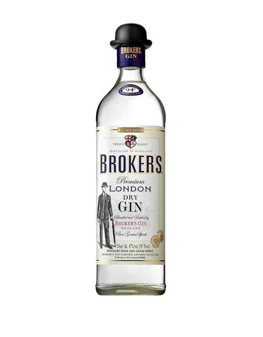 Broker's Gin bottle