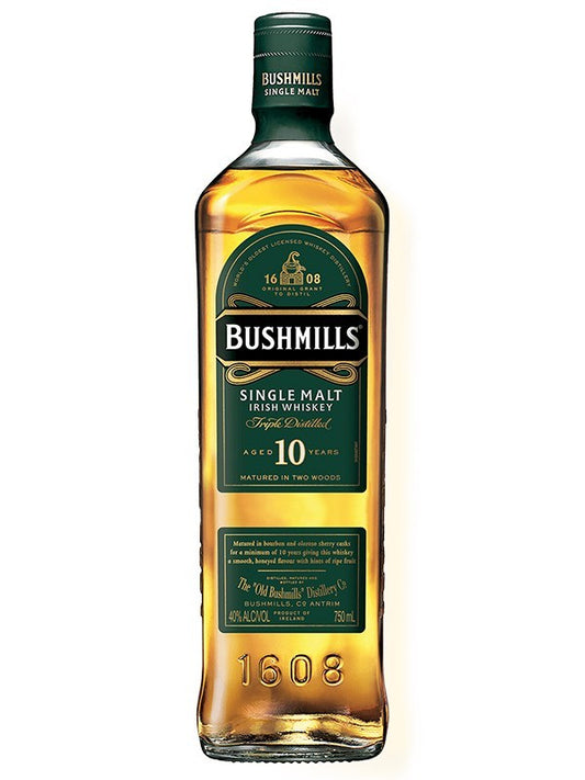 Bushmills 10 Year Old Irish Whiskey