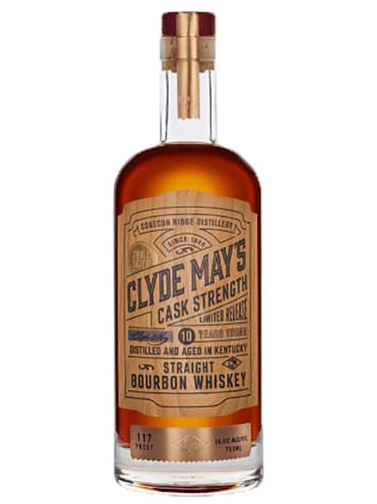 Clyde May’s Cask Strength 10 Year Old Bourbon Whiskey