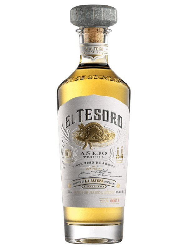El Tesoro Don Felipe Anejo Tequila bottle