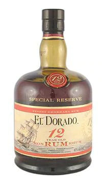 El Dorado 12 Year Aged Rum bottle
