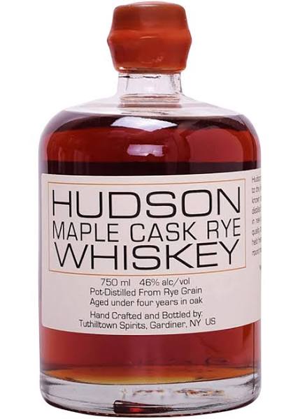 Hudson Maple Cask Rye Whiskey bottle