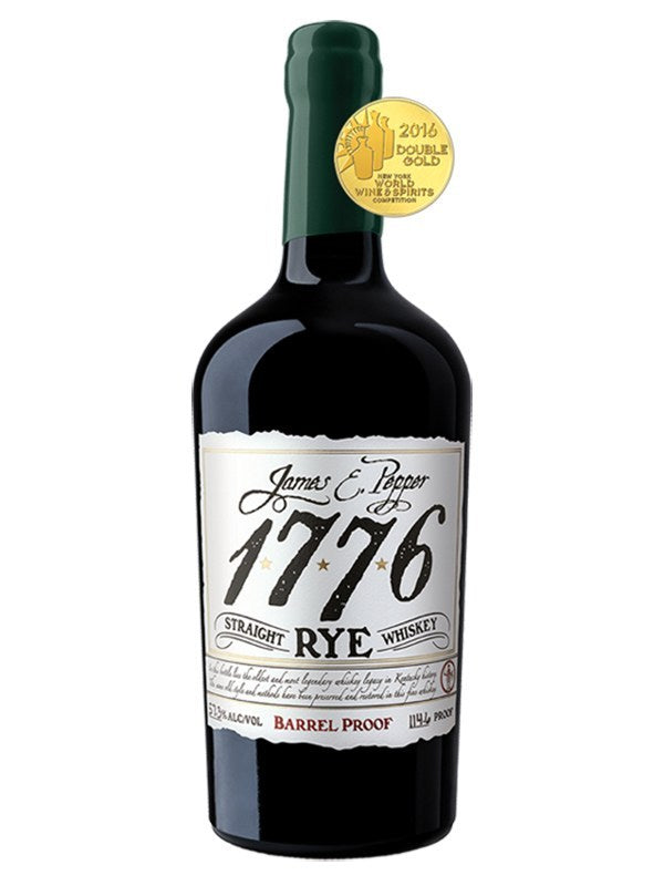 James E. Pepper 1776 Barrel Proof Rye Whiskey