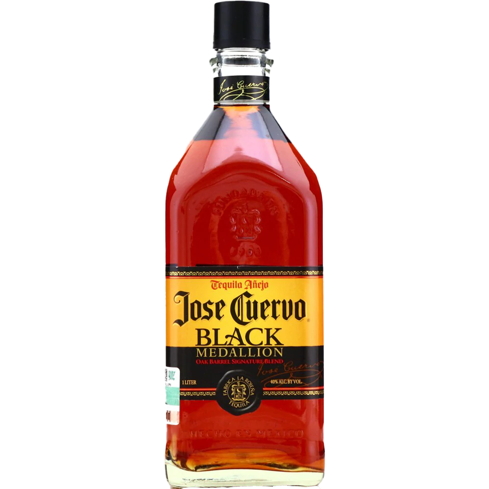 Jose Cuervo Black Medallion Añejo Tequila bottle
