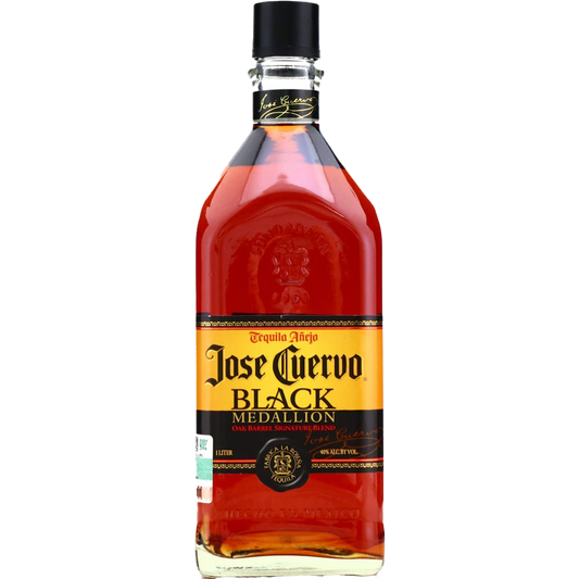 Jose Cuervo Black Medallion Añejo Tequila bottle