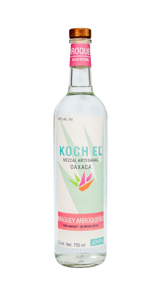 Koch El Artesanal Arroqueno Mezcal bottle