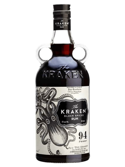 Kraken Black Spiced Rum bottle