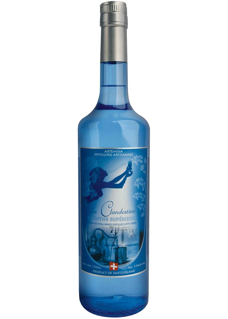 La Clandestine Absinthe bottle
