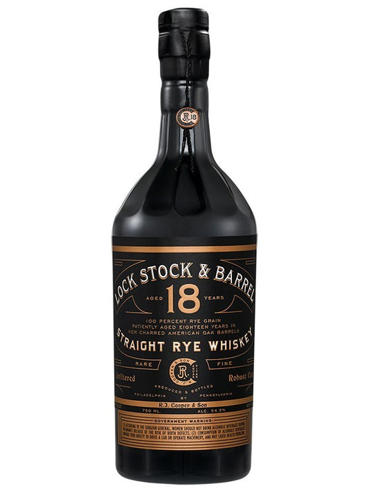 Lock Stock & Barrel 18 Year Old Rye Whiskey