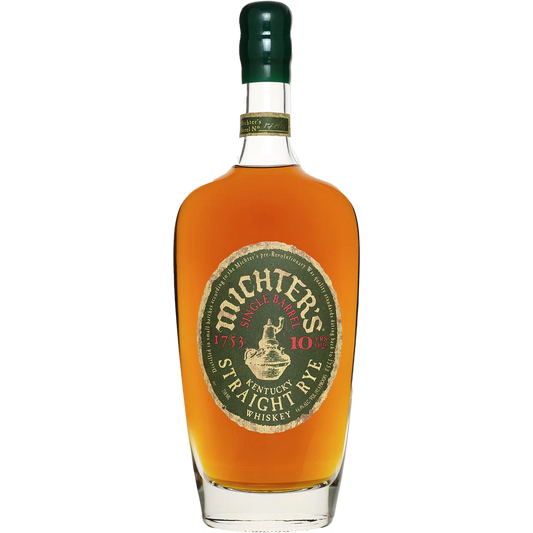 Michter's 10 Year Old Single Barrel Straight Rye Whiskey bottle