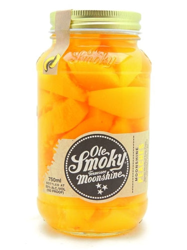 Ole Smoky Peach Moonshine bottle