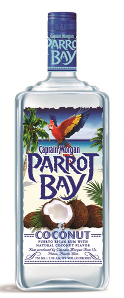 Parrot Bay Coconut Rum bottle