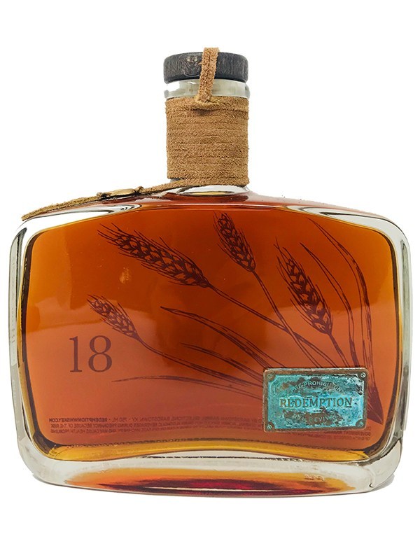 Redemption 18 Year Old Rye Whiskey