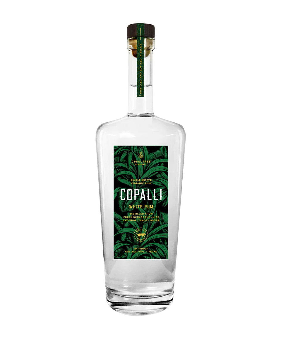 Copalli White Rum bottle
