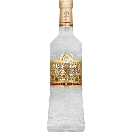 Russian Standard Gold Vodka bottle