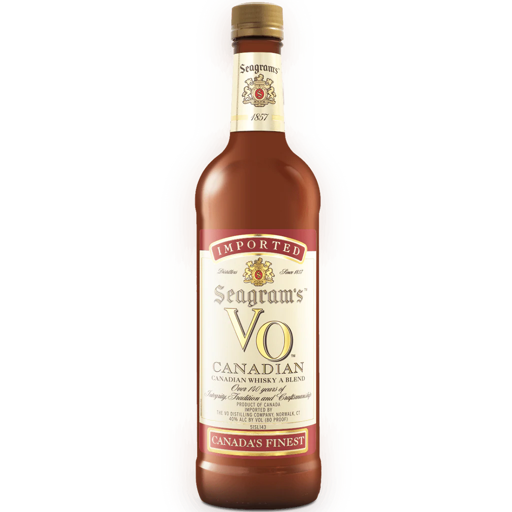 Seagram's VO Canadian Whisky bottle