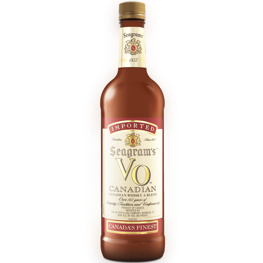 Seagram's VO Canadian Whisky bottle