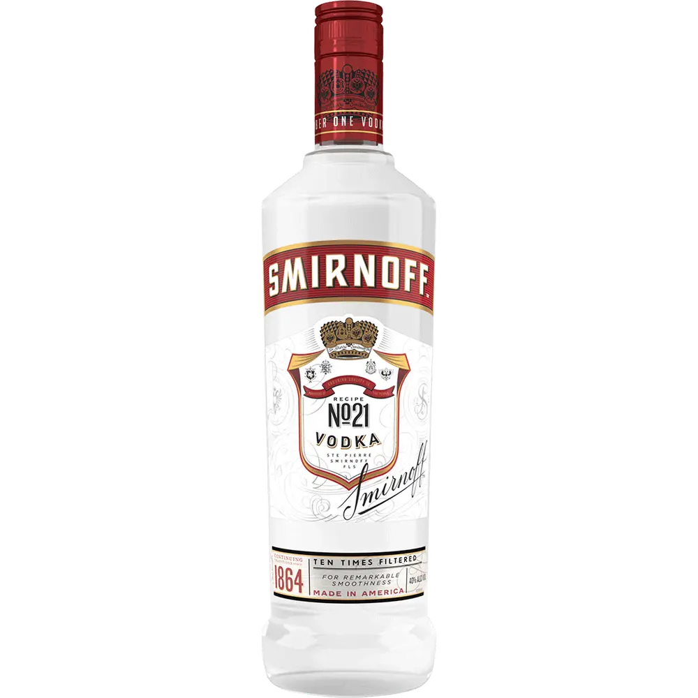 Smirnoff Vodka bottle
