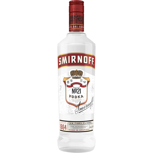 Smirnoff Vodka bottle