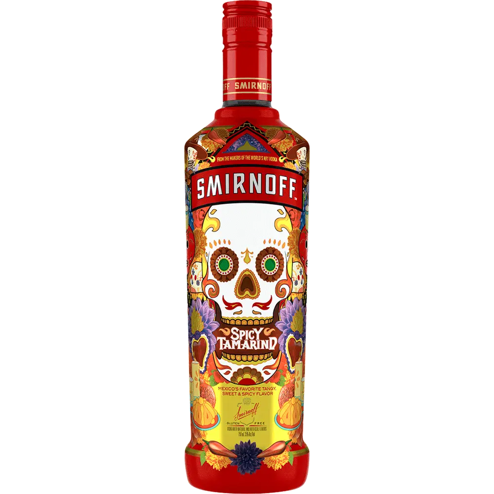 Smirnoff Vodka bottle