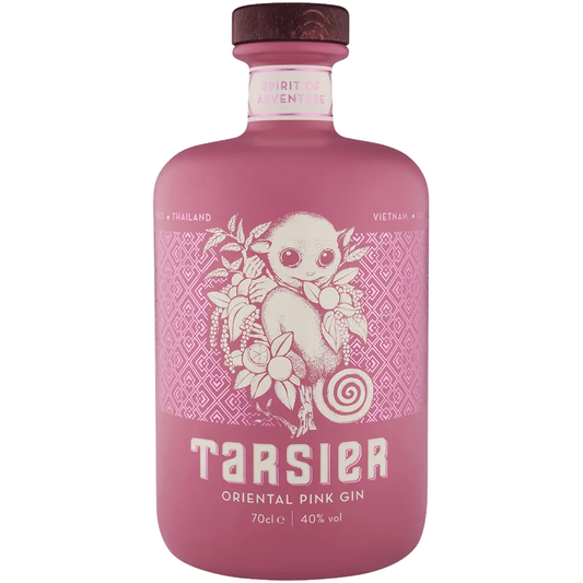 Tarsier Oriental Pink Gin bottle