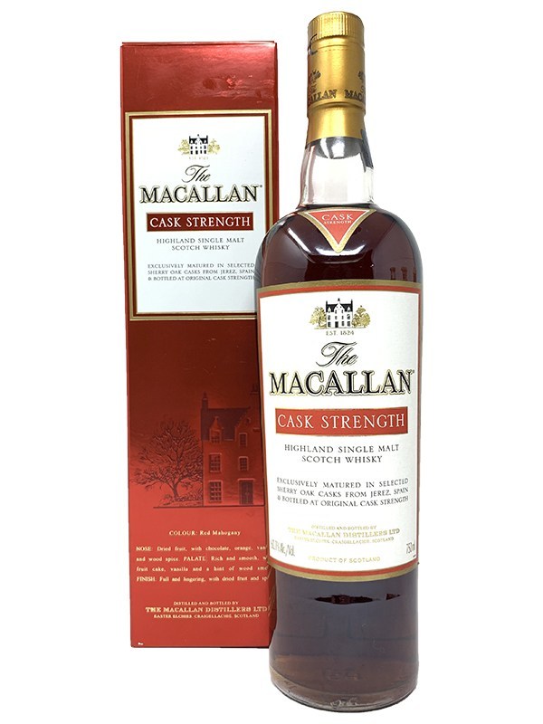 The Macallan Cask Strength Scotch Whisky