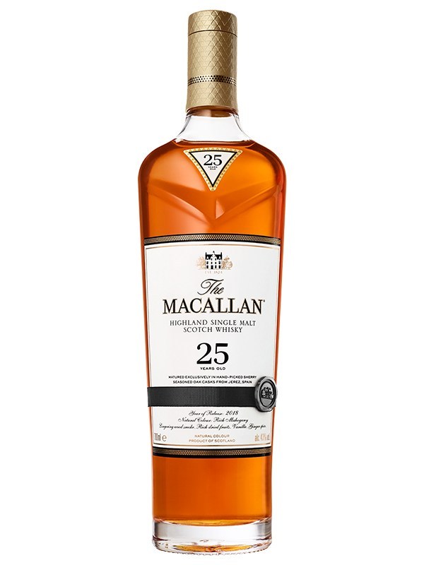 The Macallan Sherry Oak 25 Year Old Scotch Whisky 2018 bottle