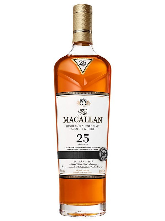 The Macallan Sherry Oak 25 Year Old Scotch Whisky 2018 bottle