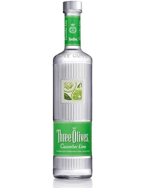 Three Olives Cucumber Lime Vodka bottle