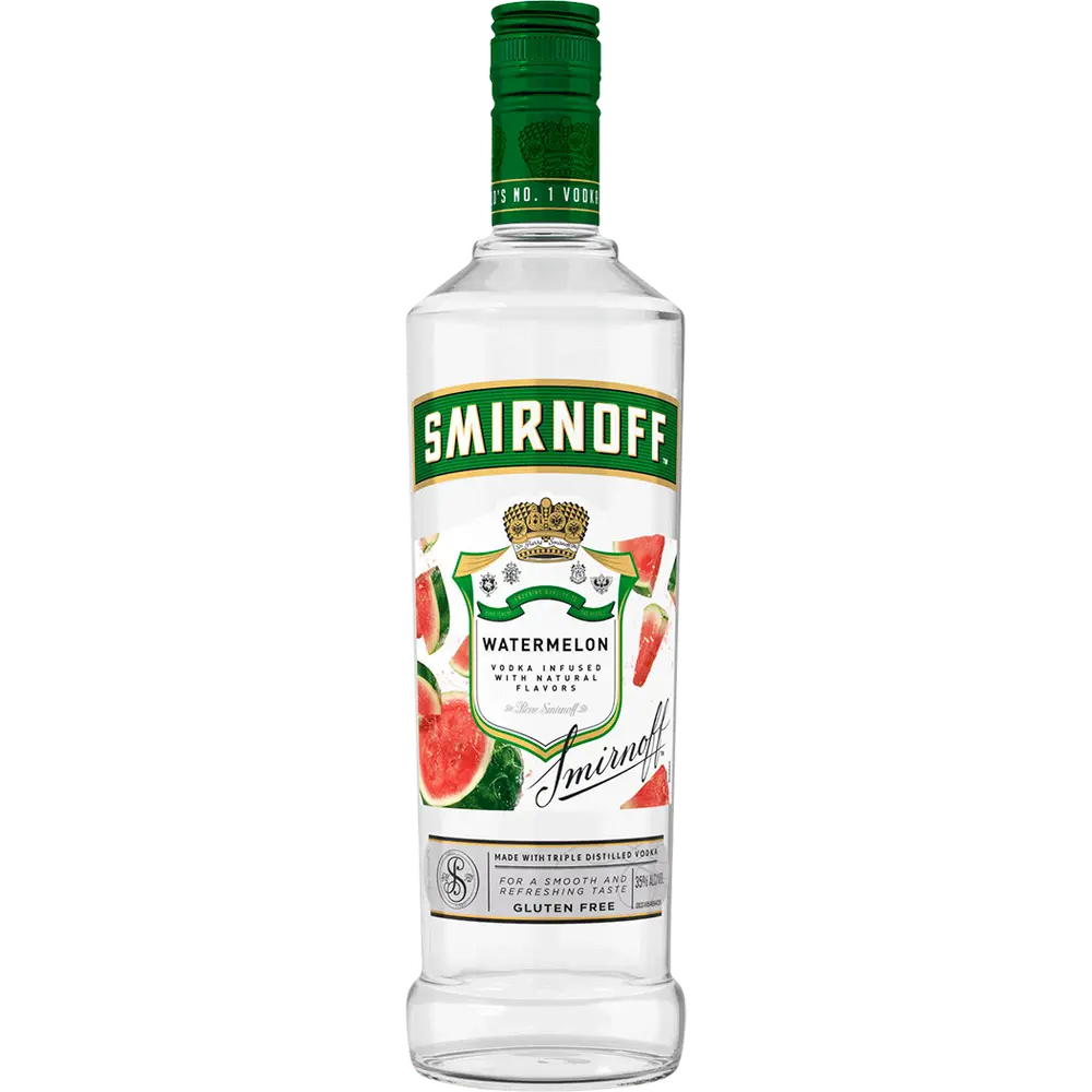 Smirnoff Vodka bottle