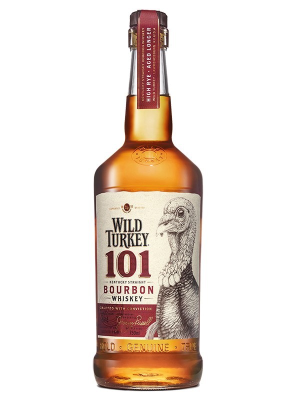 Wild Turkey 101 Bourbon Whiskey bottle