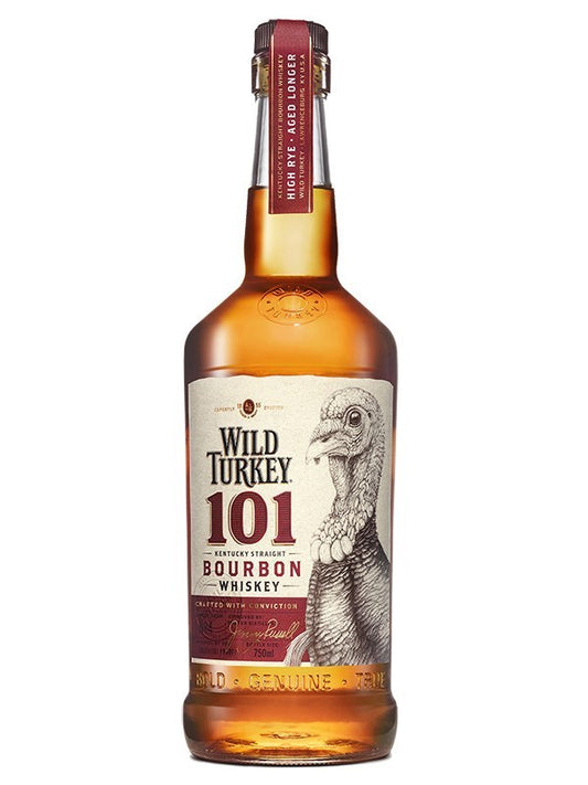 Wild Turkey 101 Bourbon Whiskey bottle