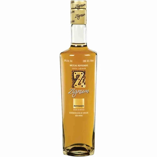 Zignum Reposado Mezcal bottle