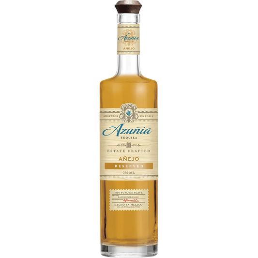 Azuñia Añejo Tequila bottle