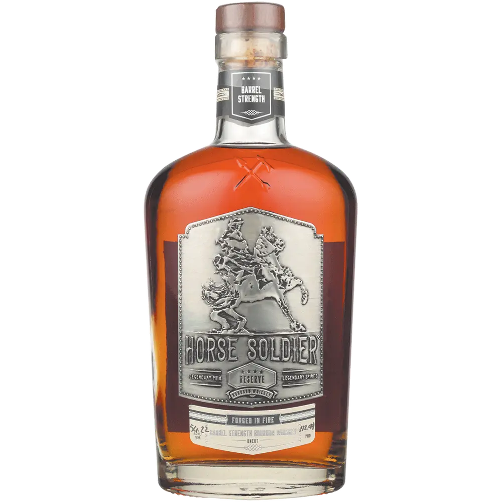 Horse Soldier Barrel Strength Bourbon Whiskey bottle