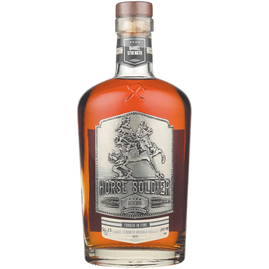 Horse Soldier Barrel Strength Bourbon Whiskey bottle